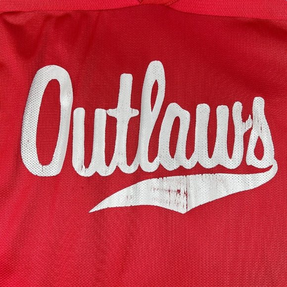 WIlson Football Jersey Men XXL 2XL VINTAGE 70's 80's Outlaws Made in USA - Picture 4 of 16